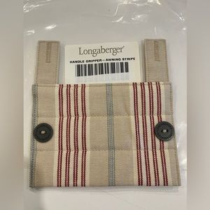 Longaberger Handle Gripper in Awning Stripe